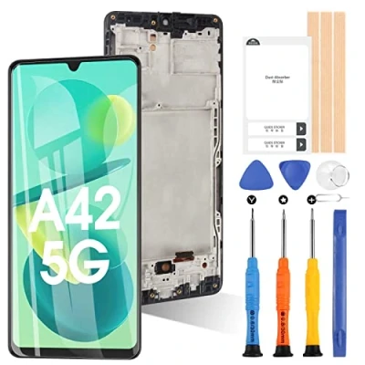 Image de ARSSLY Écran pour Samsung Galaxy A42 5G SM A426B 6.6&quot; Incell LCD Display Touch Digitizer Assembly avec outils (noir cadre)