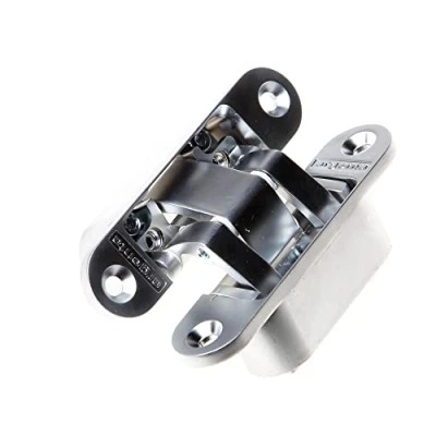 Image de Charnière invisible zamak chromé mat 95 x 23 mm Small Argenta