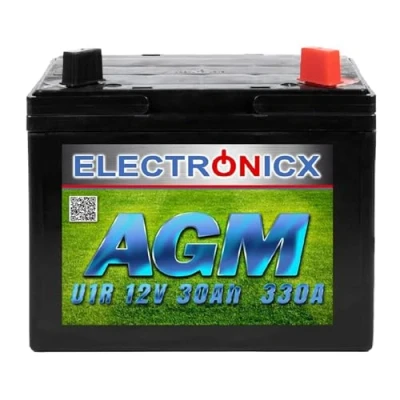 Image de Batterie pour Tondeuse Autoportée 30Ah AGM Idéale Tracteur Incluant Adapté 12 v 30 ah Ideale U1R9.