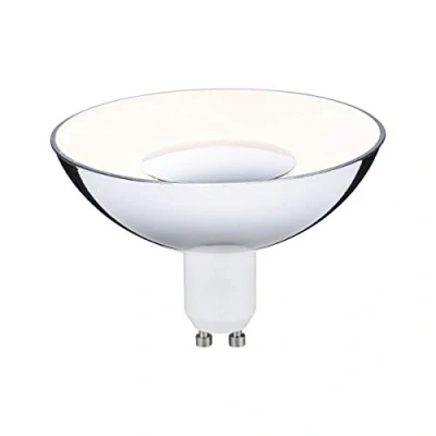 Image de Paulmann 28792 Lampe LED réflecteur à 3 niveaux d&#039;intensité 4,9 watts gradable fluocompacte Argent, Blanc Éclairage Lampes 3000 K GU10