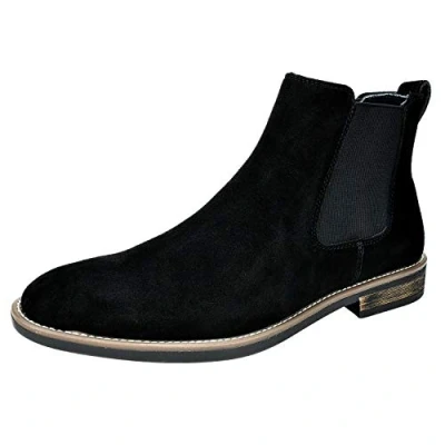 Image de Bruno Marc Bottines Chelsea Homme Boots Confortable Mode en Daim Noir URBAN 06 Talla 41.5EU/8.5US