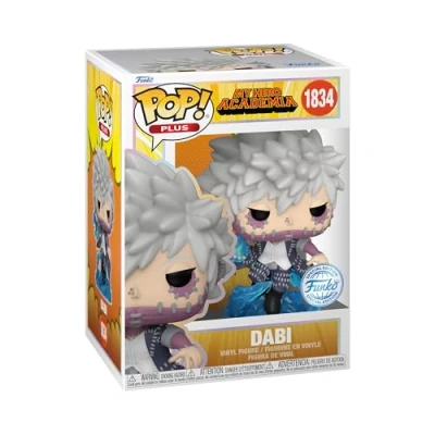 Image de Funko Pop! Plus Animation: MHA Dabi 1 Chance sur 6 D&#039;avoir Une Variante Rare Chase Brille dans Le Noir My Hero Academia Figurine en Vinyle à Collectionner Idée de Cadeau Anime Fans