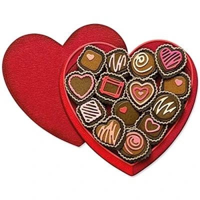 Image de Sizzix Lot de 24 Matrices Thinlits True Love Colorize par Tim Holtz, 666290, Le véritable Amour, Taille Unique