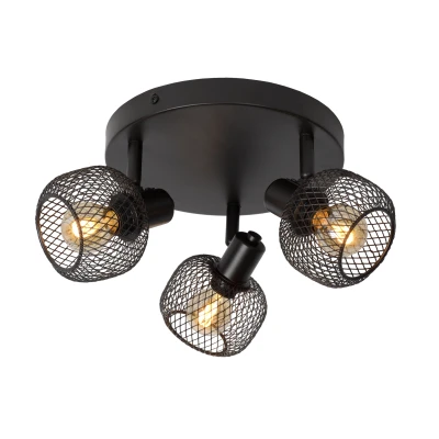 Image de Lucide MAREN Spot plafond 3xE14 Noir