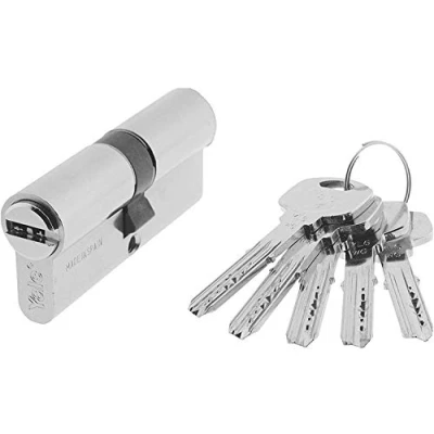 Image de Yale YL64060HN Cylindre de sécurité Standard YL66nickelé 40 x 60 mm Clé à Came Longue
