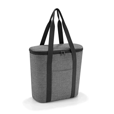 Image de reisenthel thermoshopper twist silver Sac isotherme pour les courses ou le pique nique avec 2 sangles En matériau hydrofuge, Couleur:twist