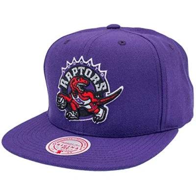 Image de Mitchell &amp; Ness NBA/HWC Team Ground 2.0 Snapback, Toronto RAPTORS Violet, taille unique