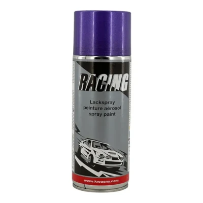 Image de Bombe de peinture Racing Violet métallisé 400ml Résistante aux intempéries Facile à utiliser