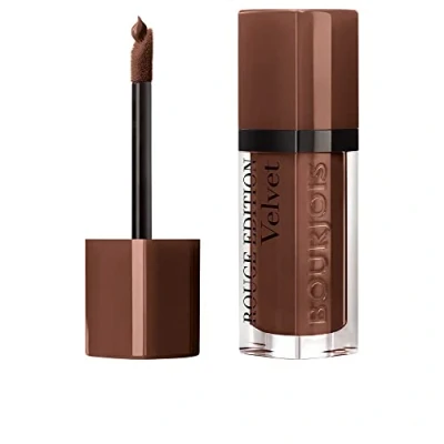 Image de Bourjois Rouge à lèvres Edition Velvet Formule liquide Fini mat et intense Longue Tenue 23 Chocolat Corset 7,7ml