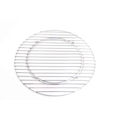 Image de Hero24 grille de cuisson en acier inoxydable 44,5 cm avec trou 30 pour extensions, fonte ou barbecue à poulet