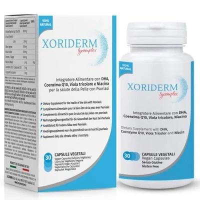 Image de XORIDERM LYCOMPLEX Complément Alimentaire Utile au Maintien d’une Peau Normal Action Apaisante et Protectrice 30 gélules