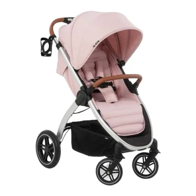 Image de hauck Poussette Compacte Up Town jusqu’à 25 kg, Inclinable, Position Allongée, Pliable à 1 Main, Guidon Réglable, Capote Pare Soleil, Porte Gobelet Rose