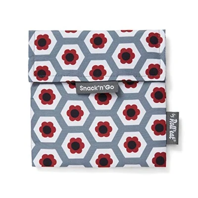 Image de Roll&#039;eat Snack&#039;n&#039;Go Tiles Sac à Collation et Sandwich Réutilisable Ecologique sans BPA, Born