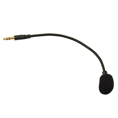 Image de Futheda Microphone de Remplacement Boom Mic 3.5mm Compatible pour Casques Jeu Turtle Beach Ear Force Xbox One PS4 Switch Mac PC Ordinateur