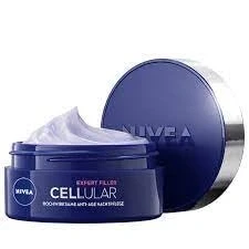 Image de NIVEA Cellular Expert Filler crème de nuit anti âge très efficace (50 ml), extra raffermissante avec effet repulpant pour la