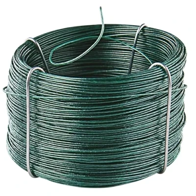 Image de Rouleau de fil fer plastifié 50 Mètres