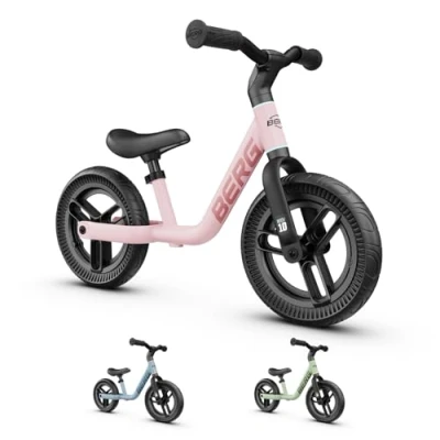 Image de Berg MOOV Roue de 10 &quot;, draisienne à partir 2 ans, volant et selle réglables en hauteur (rose)