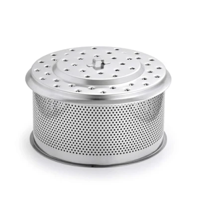 Image de LotusGrill XL rechange récipient en acier inoxydable à charbon ! spécifiquement développe pour la faible fumée BARBECUE de bois / TABLE