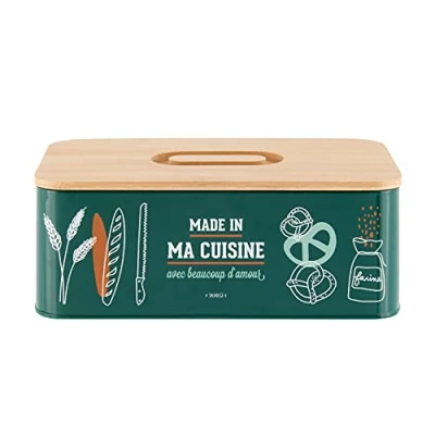 Image de DLP Boite A Pain avec Couvercle en Bambou Made in Ma Cuisine