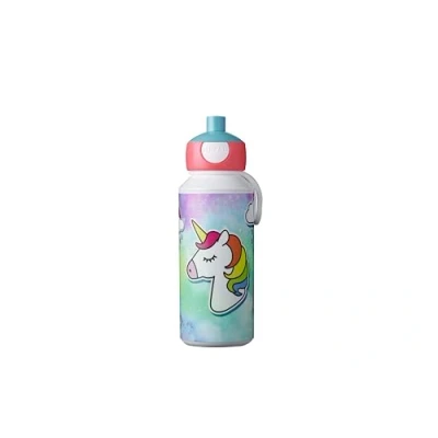 Image de Mepal Gourde Pop up Campus Étanche pour L&#039;école Réutilisable Enfant Sans BPA et Lavable au Lave Vaisselle 400 ml Unicorn