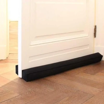 Image de Rori Boudin de porte double 80 cm pour protection Noir contre la traction et le bruit Butoir carré Différentes tailles