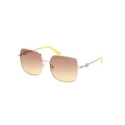 Image de Lunettes De Soleil Guess Gu7906 h Col. 32f Femme Carré Or