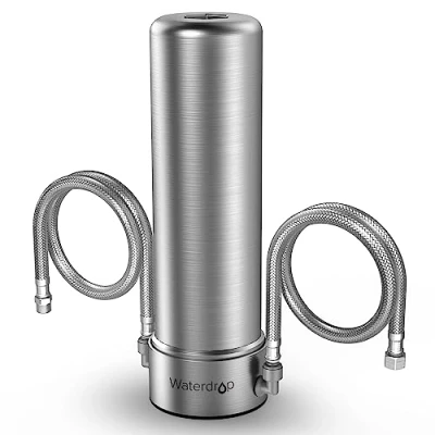 Image de Waterdrop AS13 Système de Filtre à eau sous évier, Robinet en Acier Inoxydable 5+1 étapes 30000 Litres, Certifié NSF/ANSI 42, Réduit le Plomb, Chlore, Mauvais Goût
