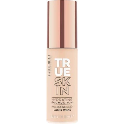 Image de Catrice True Skin Fond de teint hydratant n 002, nude, hydratant, durable, naturel, végétalien, sans alcool, paraben, particules microplastiques (30 ml)