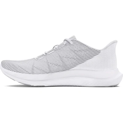 Image de Under Armour UA W Charged Speed Swift Baskets pour femmes, chaussures de sport respirantes, blanc/blanc/blanc