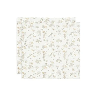 Image de Jollein Lange Gaze de Coton Small 70x70cm Dreamy Mouse 2 Unités