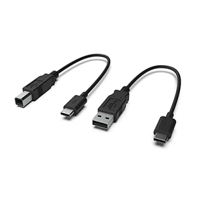 Image de CME WIDI Uhost OTG USB B MIDI Paquet Câbles 1 à C (10cm) + A (Wireless MIDI) avec des instruments et ordinateurs