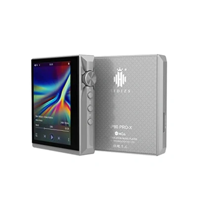 Image de Hidizs AP80 Pro X Balanced Lossless MQA Lecteur MP3 Bluetooth Musique avec Double Puce DAC ESS9219C et Prend en Charge 8X/LDAC/apt X/AAC/USB DAC/DSD256/Hi Res Audio Wireless DAP (Noir)