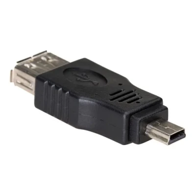 Image de Akyga Adapter AK AD 07 USB AF/miniUSB B (5 pin) A mini 5 pin Noir Neuf