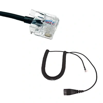 Image de GEQUDIO Câble RJ Single Compatible avec Unify OpenStage 30 40 60 80 OpenScape Téléphone