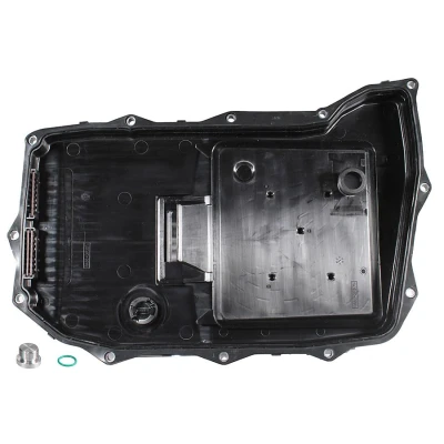 Image de METZGER 8020045 Carter d&#039;huile, boîte automatique avec joint d&#039;étanchéite, filtre hydraulique intégré bouchon vissé AUDI: Q5, A4 B9 Berline