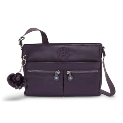 Image de Kipling New Angie, Petit Sac à bandoulière, 7.5 x 80 38 cm, Ultimate Plum (Violet)