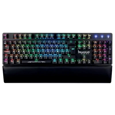 Image de Konix Drakkar Clavier Gaming Filaire mécanique Helheim Elite AZERTY Anti ghosting Complet Rétroéclairage RVB