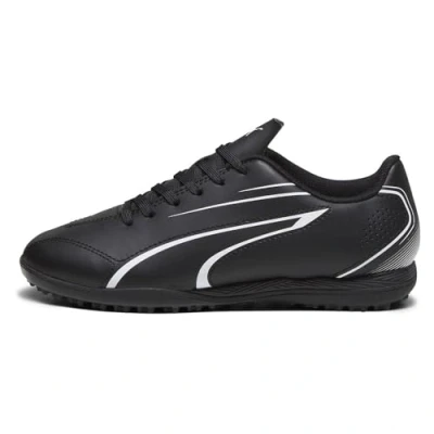 Image de PUMA Vitoria TT JR Soccer Shoe, White Black, 32 EU