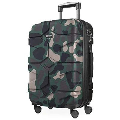 Image de HAUPTSTADTKOFFER X Kölln Bagage à main cabine Valise Trolley 4 Roues extensible, TSA, 55 cm, 50 litres, Camouflage