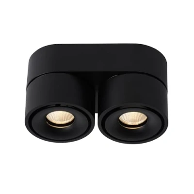 Image de Lucide Yumiko spot en saillie 2L 16,1 x 7,8 8,2 cm 2 8W LED dimmable incl noir