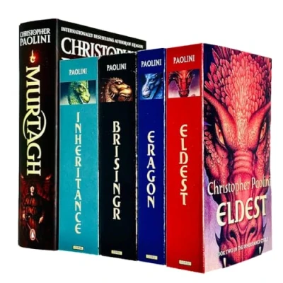 Image de Christopher Paolini The Inheritance Cycle Series 5 Books Collection Set (Eragon, Eldest, Brisingr, &amp; [Hardcover] Murtagh)