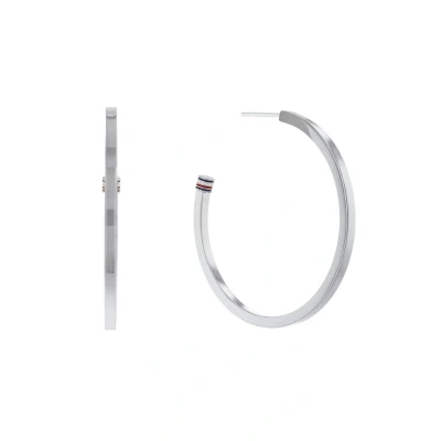Image de Tommy Hilfiger Edelstahl Boucles d&#039;oreilles, Femme, Taille: One Size, Silber