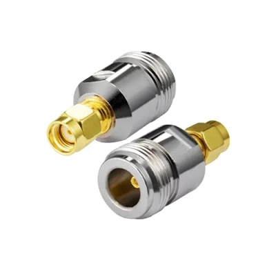 Image de Vecys Adaptateur Antenne RP SMA Mâle à N Type Femelle WiFi pour Extérieure WLAN RPSMA 4G Routeur Wirelesse Bluetooth (2 Pièces)