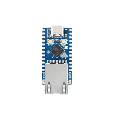 Image de Waveshare RP2040 ETH Mini Development Board Ethernet Port Module Based on Dual Core Processor，High Performance Pico Like MCU Board,USB C Connector，RJ45