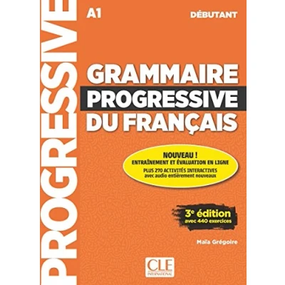 Image de Grammaire progressive du français Niveau débutant (A1) Livre + CD Appli web 3ème édition d’occasion Bon