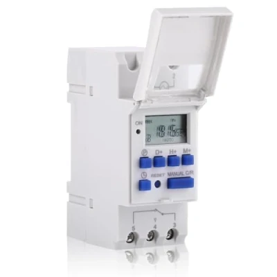 Image de Minuteur numérique LCD, minuterie programmable Affichage LCD Interrupteur horaire hebdomadaire Relais temporisé de contrôle