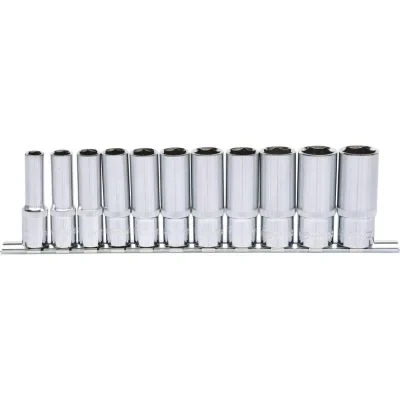 Image de KS TOOLS 918.0611 Jeu de douilles Acier chrome vanadium 3/8 à tête carrée