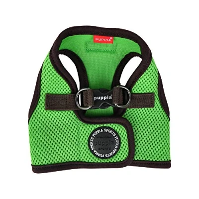 Image de Puppia Soft Vest Harness B II Harnais pour Chien, Vert, XL