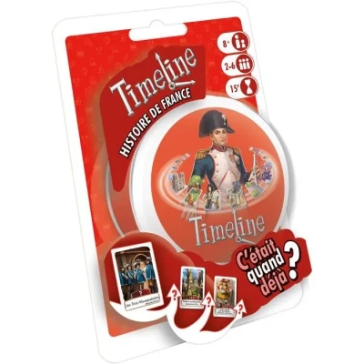 Image de Zygomatic Timeline : Histoire de France Jeu société À partir 8 ans 2 à 6 joueurs 15 minutes