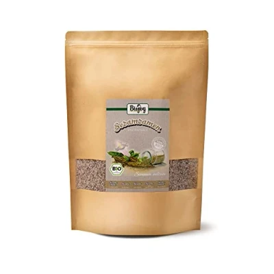Image de Biojoy sésame BIO non pelé (1,5 kg), entier et cru, graines de blanc, sans additifs